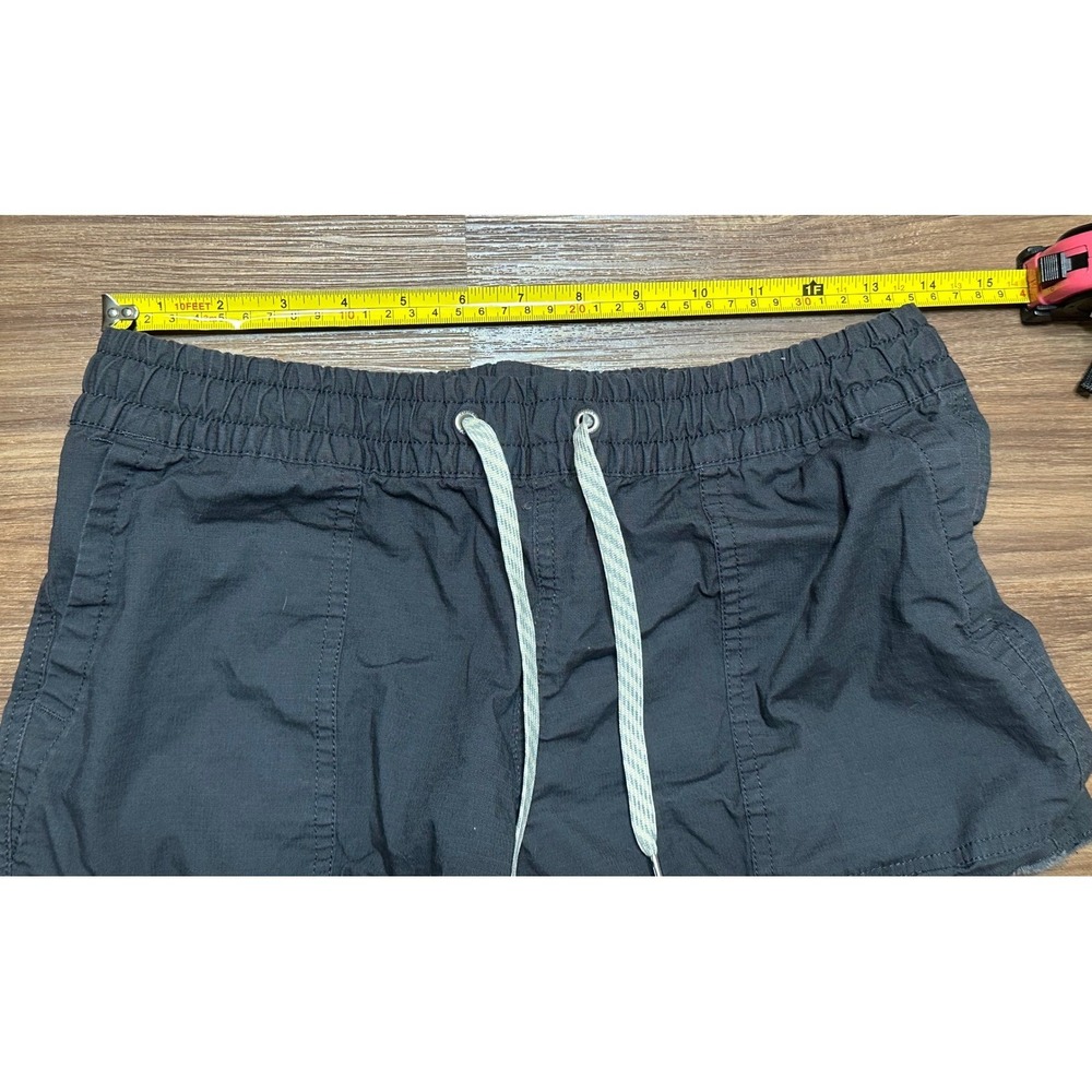 Vuori Black Drawstring Cotton Lounge Shorts - Picture 4 of 8